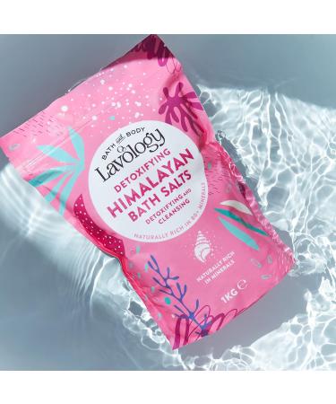 Lavology 1kg Himalayan Bath Salts - All Natural Detoxifying Blend - Purify and Cleanse Skin - Pack of 1 - Buy Online on GoSupps.com