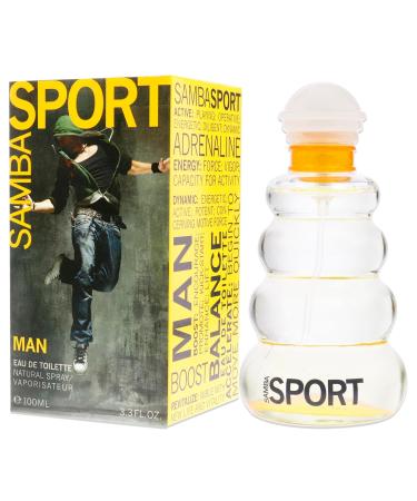Perfumer's Workshop Samba Sport for Men Edt Spray Aromatic 3.3 Oz 3/4 Ounce - Buy Online on GoSupps.com