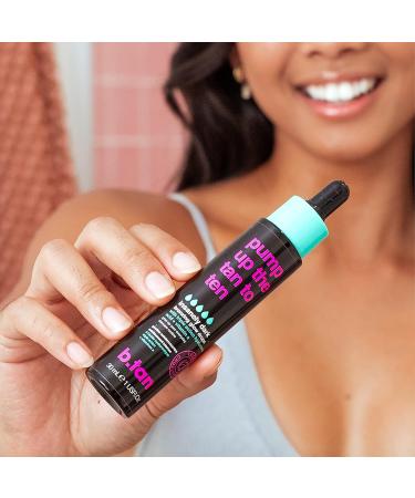 b.tan Darkest Self Tan Drops for Face & Body | Insanely Dark Self Tanning Bronzing Glow Drops | Vegan & Cruelty Free - 1.0 Fl Oz - Buy Online on GoSupps.com