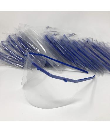 Disposable Safety Eyewear - 20 Pcs Plastic Eye Shields for Dental Eye Protection - Buy Online on GoSupps.com