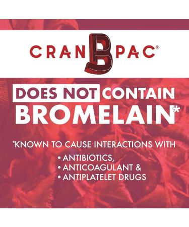 Nutritional Designs Cran-B-PAC Cranberry Supplement, UTI Prevention, Urinary Tract Health for Women Cranberry Concentrate Liquid with Vitamins, Natural & Non GMO, 36mg PAC Per oz, 30 Oz Bottle - Buy Online on GoSupps.com