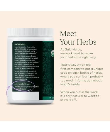 Gaia Herbs Gelatinized Peruvian Maca Powder 16 oz (454 g) - Buy Online on GoSupps.com