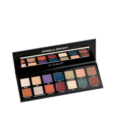 Sigma x Angela Bright Eyeshadow Palette | High-Quality Shades for Vibrant Looks | International Shipping Available - Buy Online on GoSupps.com