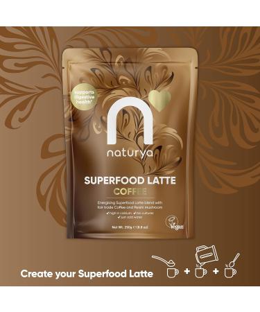 Naturya Superfood Mushroom Latte Coffee 250g - Immune System Support & Cognitive Function - Buy Online on GoSupps.com