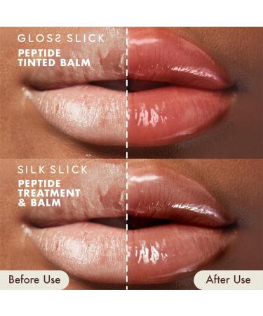 Absolute New York Gloss Slick Peptide Tinted Balm, Weightless and Non-Sticky, Soft Hydrated and Plump Lips (MLPT01 Peppermint Spritz) - Buy Online on GoSupps.com