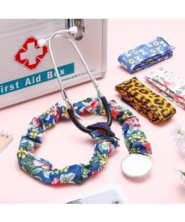8-Piece Handmade Cotton Stethoscope Covers - Removable Tube Sleeve for Hospital Nurses & Doctors | 8 Styles Available - Buy Online on GoSupps.com