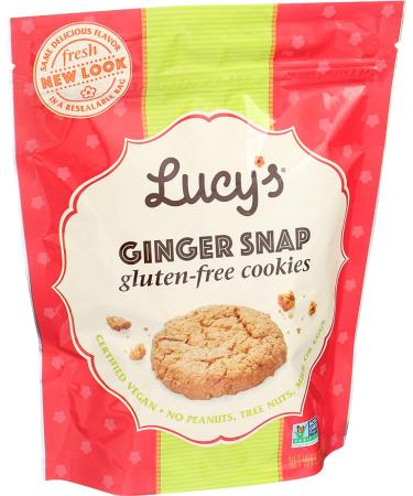 Buy Lucy's Ginger Snaps Cookies - 5.5 oz | Gluten-Free, All-Natural Treats - Buy Online on GoSupps.com