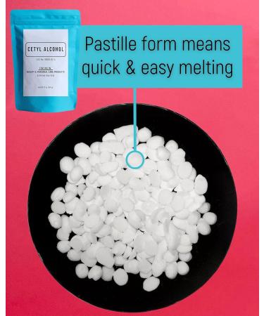 Cetyl Alcohol for DIY Body Butter & Lotions - 10 oz White Granules Thickener & Emollient - Buy Online on GoSupps.com