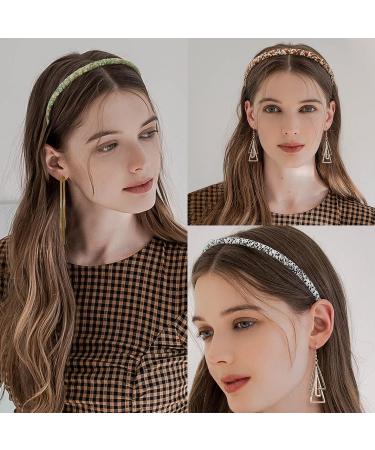 AMCAMI 6-Piece Non-Slip Comb Headbands for Women - Resin Hair Bands Hoop for Makeup and Washing - Hair Accessories for Girls - Buy Online on GoSupps.com
