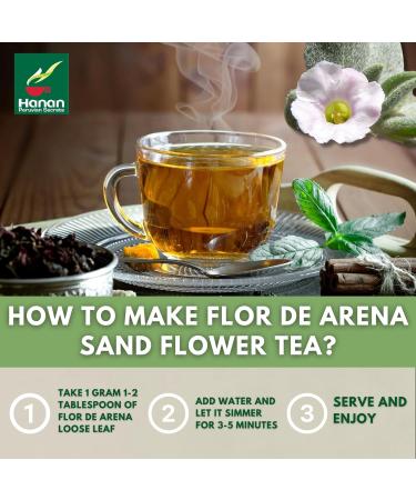 Hanan Peruvian Secrets Flor de Arena - 100% Natural Tiquilia Paronychioides 1.76oz / 50g - Natural Cleanser & Detoxifier Aid Promotes Good Digestion - Buy Online on GoSupps.com