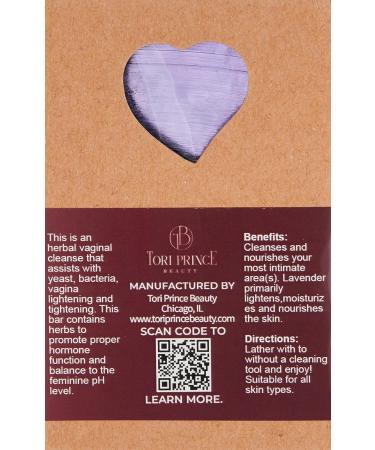 Rose Gold Yoni Bar Soap - All-Natural PH Balanced Feminine Wash with Lavender for Vaginal Care | Tori Prince Beauty - Buy Online on GoSupps.com