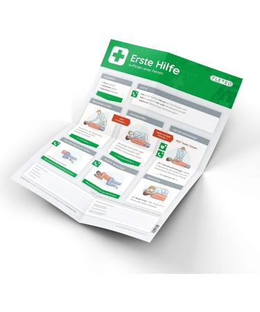 Complete DIN 13157:2021 First Aid Package - Basic Plus with Wall Bracket Registration Block Guide & Seal Sticker - Ideal for Company Associations - Buy Online on GoSupps.com