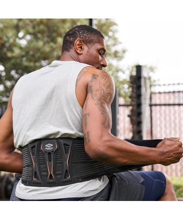 Shock Doctor Adult Ultra Black Back Support | Small-Medium | Enhanced Comfort & Support for Optimal Performance - Buy Online on GoSupps.com