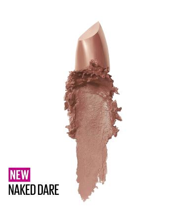 Maybelline Color Sensational Lipstick - Cream Finish, Hydrating Lipstick in Nude, Pink, Red, Plum - Naked Dare - 0.15 oz - Packaging May Vary - Buy Online on GoSupps.com