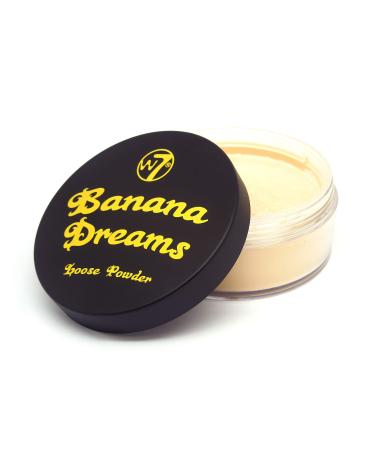 W7 Banana Dreams Loose Setting Powder - Weightless Yellow Blurring Powder For All Skin Tones 1 Count (Pack of 1)