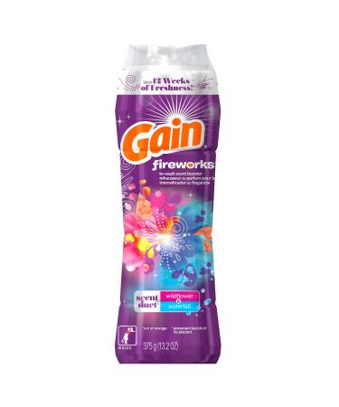 Gain Wildflower and Waterfall Fireworks Duets Laundry Scent Booster Beads 13.2 oz