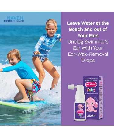 NAVEH PHARMA Otic Guard Baby - Herbal-Oil Blend Spray for Ear Infections & Pain in Babies - Ear Wax Removal & Softener for Clogged Ears - Swimmer's Ear Relief (0.5 Fl Oz) - Buy Online on GoSupps.com