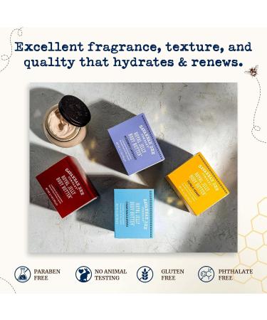 Savannah Bee Company Ultimate Honey Infused Body Butter Collection - Original, Rosemary & Lavender, Chamomile & Myrrh, Tupelo Honey - 6.7 Oz Each - Buy Online on GoSupps.com