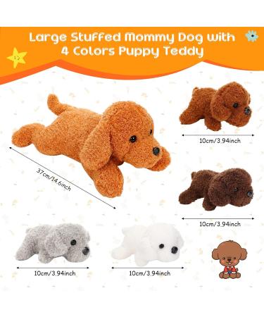 5 Piece Puppy Cuddly Toy Set - Soft Plush Dog Toys & Cozy Pillows for Puppies | Perfect Birthday Gift - Buy Online on GoSupps.com
