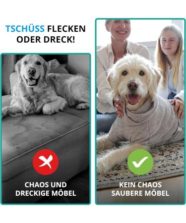 Buy Nice and Things Luxurious Dog Brademan Lante - Extra Absorbent Ultra-Wicked Towel for Medium & Large Dogs - Test Winner - Buy Online on GoSupps.com