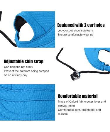Buy Psop Dog Baseball Cap - Stylish Sun Hat for Puppies | Blue L - Perfect for Dog Sports & Outdoor Fun - Buy Online on GoSupps.com