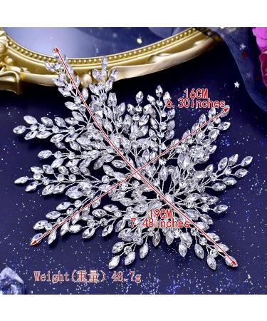 TRiXY Rhinestone Wedding Headband Bridal Hair Accessory for Brides & Bridesmaids - Silver HP438 - Buy Online on GoSupps.com