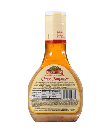 Bernstein's Cheese Fantastico Italian Salad Dressing & Marinade 14 fl. oz. - Authentic Italian Flavors for Salads & Marinades - Buy Online on GoSupps.com