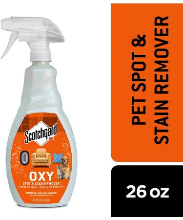 Scotchgard OXY Pet Carpet & Fabric Stain Remover - 26oz | Powerful Spot Treatment - Buy Online on GoSupps.com
