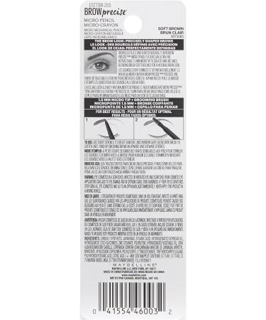 Maybelline Brow Precise Micro Eyebrow Pencil - Soft Brown 0.002 oz | 1 Count - Buy Online on GoSupps.com
