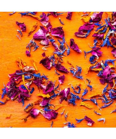 Moroccan Flame' - 50g- Dried Edible Flower Petals - Orange Marigold Red Rose and Blue Cornflower - Food Grade - Culinary - Cake - Bake - Decoration (350) Rose 50g - Buy Online on GoSupps.com