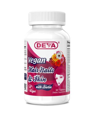 Deva - Vegan Hair Nails & Skin 90 Tabs