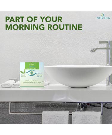 Noveha Tea Tree Oil Eyelid & Lash Wipes with Hyaluronic Acid for Blepharitis, Itchy Eyes & Makeup Removal - 60 Count - Buy Online on GoSupps.com