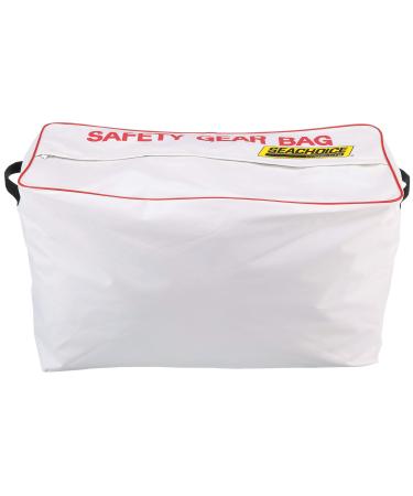 Seachoice Large-Capacity Heavy-Duty Emergency Marine Safety Gear Bag, White