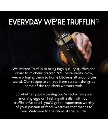 TRUFFLIN White Truffle Oil - Gourmet Extra Virgin Olive Oil (8.45oz) | Earthy and Luxurious Flavor | Perfect Gourmet Gift - Buy Online on GoSupps.com