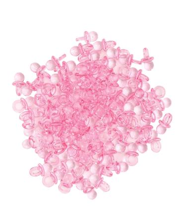 Baby-nipple accessories plastic sewing stock for toddlers decorations plush pillow toys bottle-nipple level 3 baby pacifier baby nipple accessories (pink)