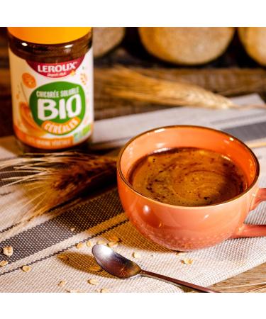 Leroux - Organic Soluble Chicory Cereals - 100% Plant Origin - Organic Chicory Grown in France - Organic Cereals - Ri - Buy Online on GoSupps.com