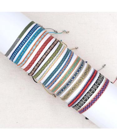 WIPPWER Women Vintage Ethnic Bracelet Jewelry Handmade Braided Bracelets Handmade Weave Bangles KZ-0012A - Buy Online on GoSupps.com