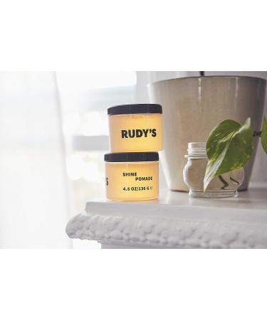 RUDY's Shine Pomade - Frizz Control, Medium Hold, Non-Greasy - Paraben Free - for Curly or Textured Hair 4.8 oz - Buy Online on GoSupps.com
