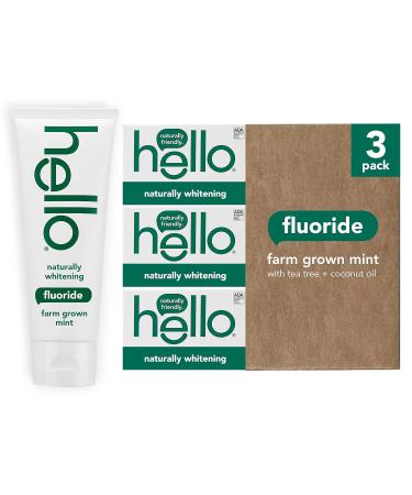 hello Sweet Coconut Deodorant With Shea Butter for Women + Men & Naturally Whitening Fluoride Toothpaste Natural Peppermint Flavor and Tea Tree Oil Peroxide Free - Buy Online on GoSupps.com