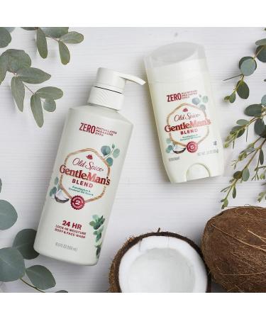 Old Spice Men's Body Wash GentleMan's Blend Eucalyptus and Coconut Oil 18 oz (Pack of 4) - 72 fl oz Total - Buy Online on GoSupps.com