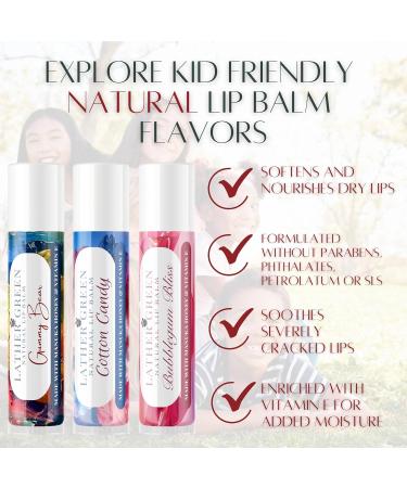 Caramel Apple Natural Lip Balm Moisturizing Lip Care Stick with Shea Butter & Vitamin E Plant-Based Tint-Free Lip Balm Suitable for All Ages - Pack of 3 Caramel Apple 1 Count (Pack of 3) - Buy Online on GoSupps.com