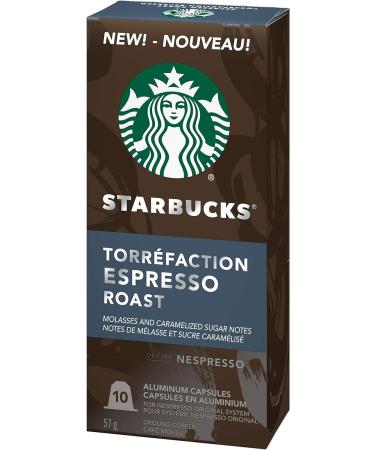 Starbucks by Nespresso Espresso Roast Nespresso Coffee Capsules Original Line Compatible 5 X 10 Nespresso Coffee Pods 50 Count Espresso 10 count (Pack of 5) - Buy Online on GoSupps.com