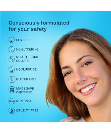 Buy Bentodent Fluoride Free Calcium Bentonite Clay Toothpaste - Natural Family Toothpaste for Kids & Adults | Fresh Breath & Plaque Removal - Premium Mint - Buy Online on GoSupps.com