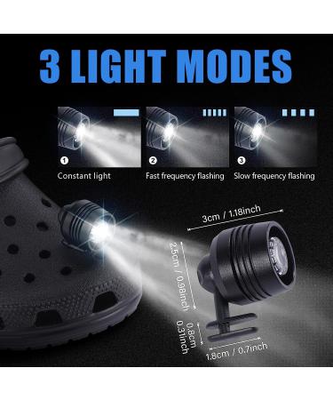 Croc Lights Black - Set of 2 | Shoe Accessories for Style and Safety - Buy Online on GoSupps.com