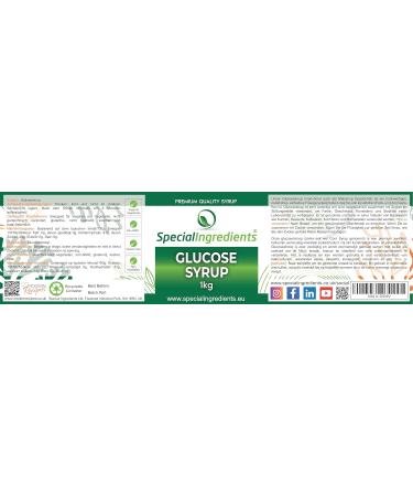 Special Ingredients Glucose Syrup 1kg - Highest Quality Vegan & GMO-Free | International Shipping - Buy Online on GoSupps.com