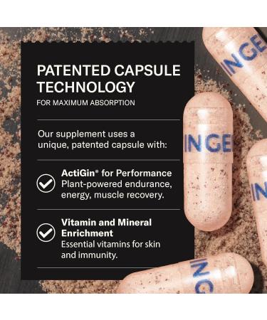 INGENIOUS Marine Collagen Active Aids Muscle Repair & Increased Endurance Hydrolysed Collagen Peptides Hyaluronic Acid 60 Capsules - Buy Online on GoSupps.com