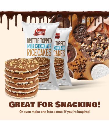 Liebers Thin Chocolate Rice Cakes | Kosher, Gluten-Free Snack | Dairy & Dairy-Free Options - Buy Online on GoSupps.com