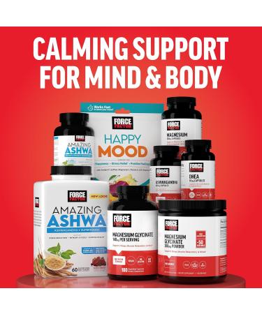 Force Factor Glycine to Promote Relaxation and Restful Sleep Support Cognitive Function Mood Balance and Nerve Health 100 Vegetable Capsules - Buy Online on GoSupps.com