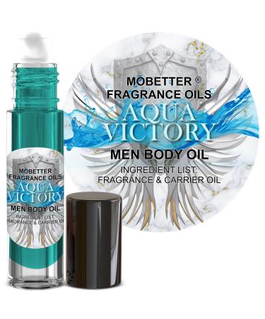 MOBETTER FRAGRANCE OILS Aqua Victory Fragrance Body Oil for Men