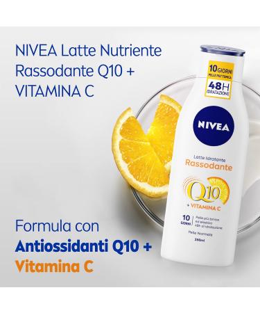 Nivea Firming Moisturising Milk Q10 & Vitamin C - 2 x 250 ml Body Cream for Normal Skin | International Shipping Available - Buy Online on GoSupps.com